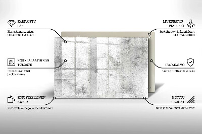 Grafkaars onderzetter Betonstructuur