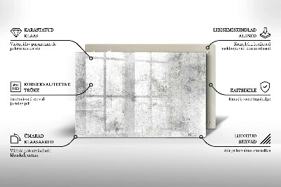 Grafkaars onderzetter Betonstructuur