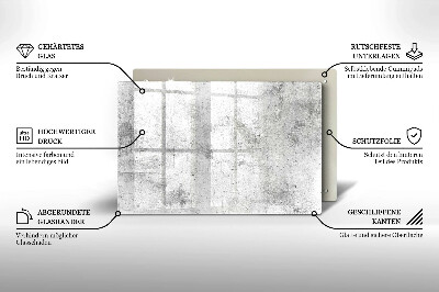 Grafkaars onderzetter Betonstructuur