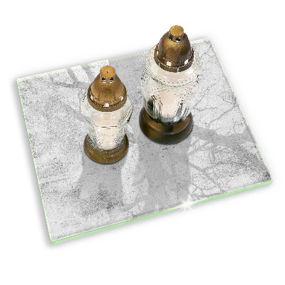 Grafkaars onderzetter Betonstructuur