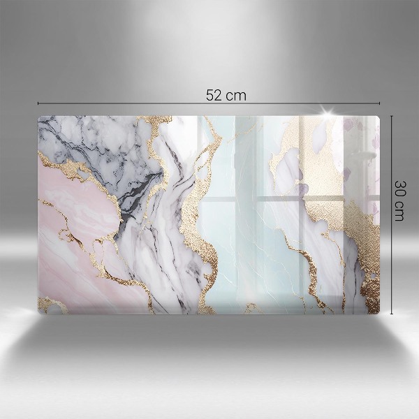 Grafkaars onderzetter Pastel marmer