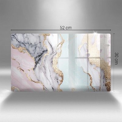 Grafkaars onderzetter Pastel marmer