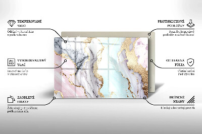 Grafkaars onderzetter Pastel marmer