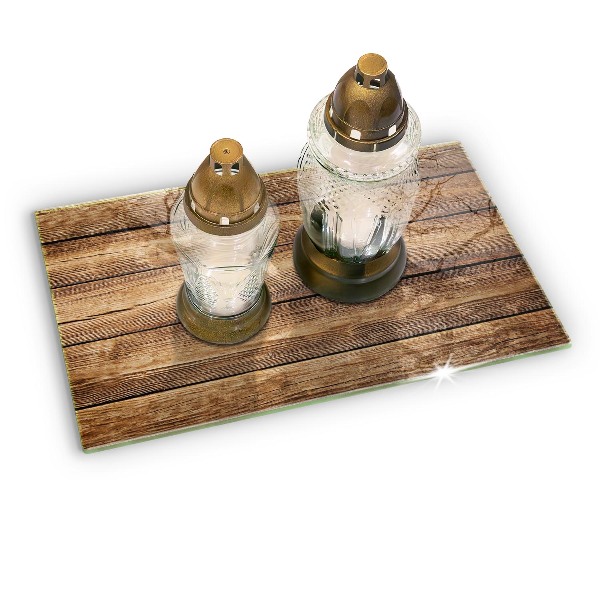 Grafkaars onderzetter Planken met houtstructuur