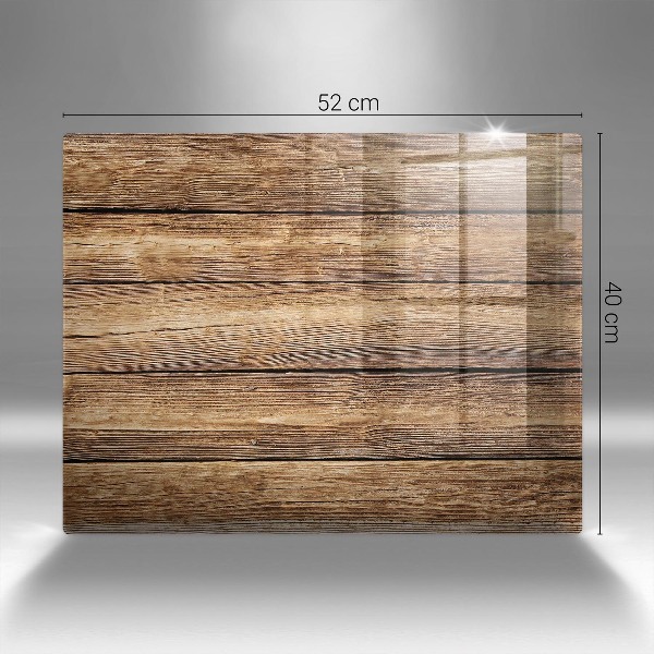 Grafkaars onderzetter Planken met houtstructuur