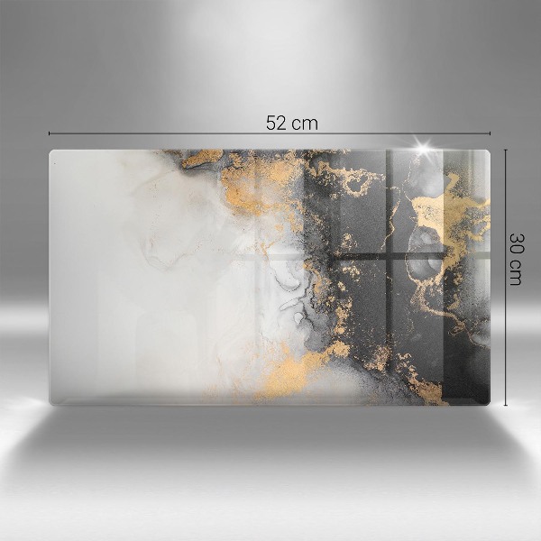 Grafkaars onderzetter Abstractie met goud