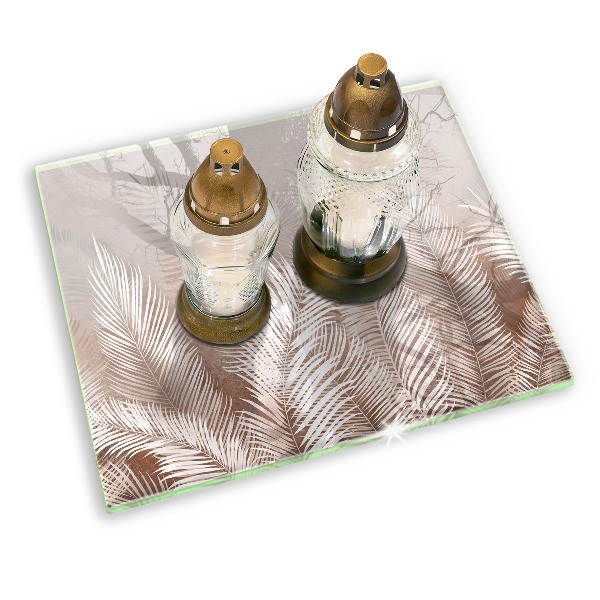 Grafkaars onderzetter Boho-bladeren en -vegetatie