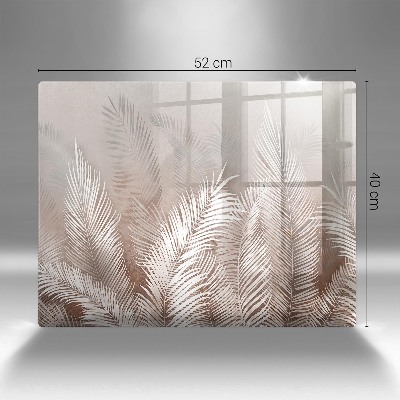 Grafkaars onderzetter Boho-bladeren en -vegetatie