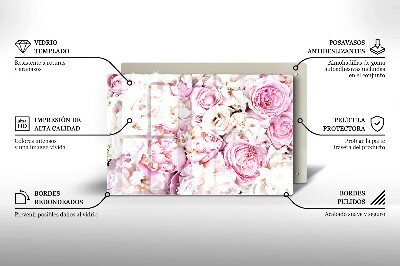 Grafkaars onderzetter Boeket pioenrozen