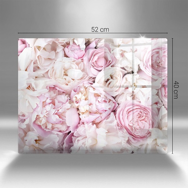 Grafkaars onderzetter Boeket pioenrozen