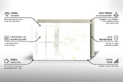 Grafkaars onderzetter Elegante marmeren steen