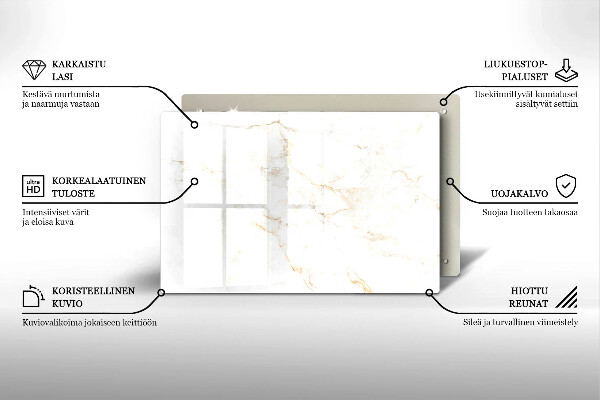 Grafkaars onderzetter Elegante marmeren steen