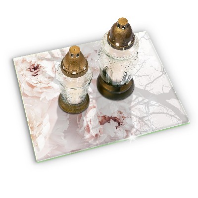 Grafkaars onderzetter Pastelkleurige pioenrozen