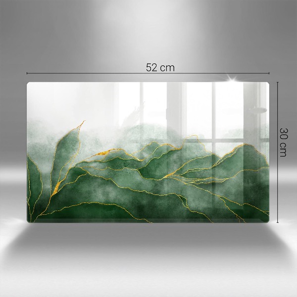 Glasplaat voor grafkaars Abstracte natuur