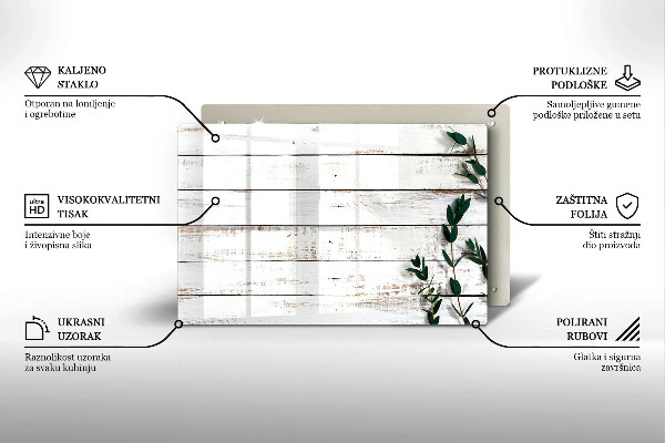 Grafkaars onderzetter Oude planken en bladeren