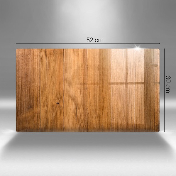 Glasplaat voor grafkaars Houten planken