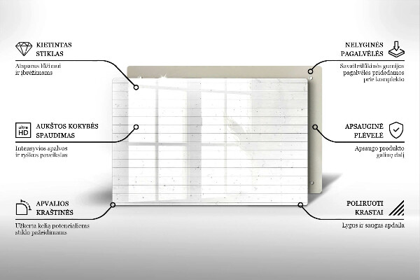 Grafkaars onderzetter Moderne lichtpanelen