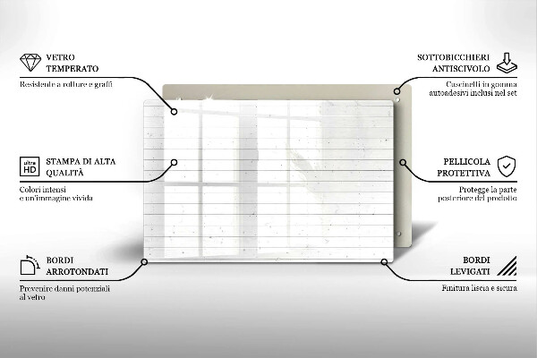 Grafkaars onderzetter Moderne lichtpanelen