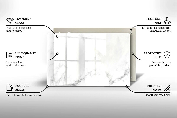 Grafkaars onderzetter Modern marmer