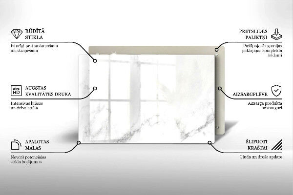 Grafkaars onderzetter Modern marmer