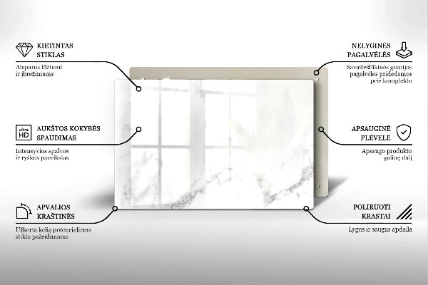 Grafkaars onderzetter Modern marmer