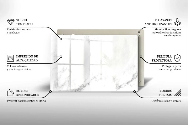 Grafkaars onderzetter Modern marmer