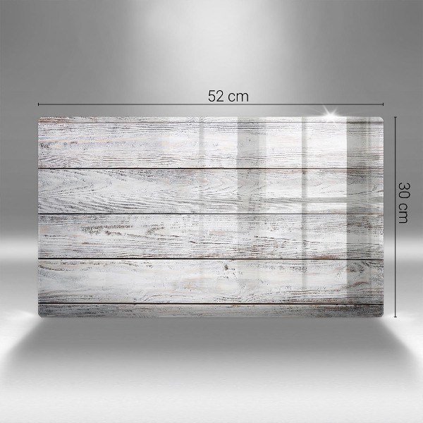 Glasplaat voor grafkaars Lichte houten planken