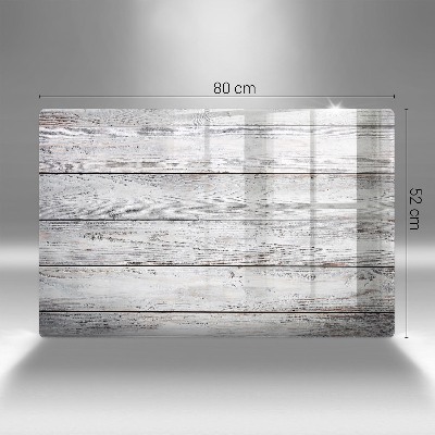 Glasplaat voor grafkaars Lichte houten planken