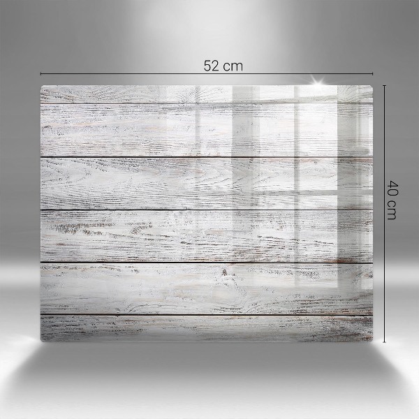 Glasplaat voor grafkaars Lichte houten planken