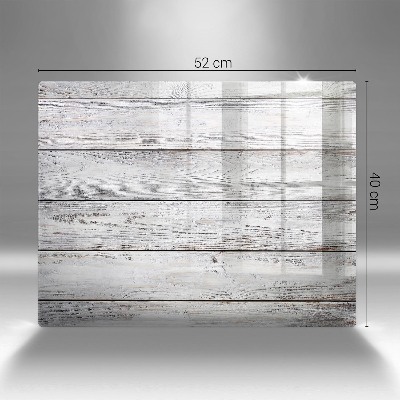 Glasplaat voor grafkaars Lichte houten planken