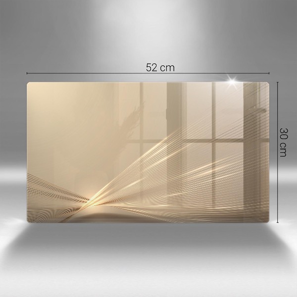 Glasplaat voor grafkaars Moderne abstractie