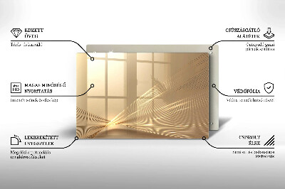 Glasplaat voor grafkaars Moderne abstractie