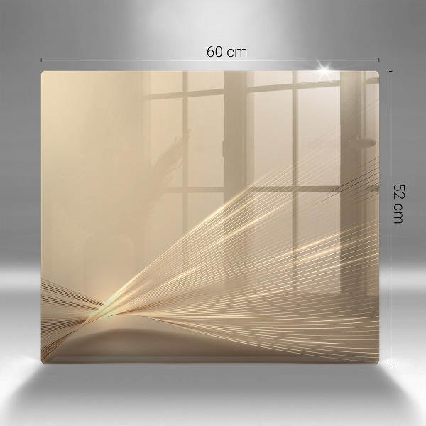 Glasplaat voor grafkaars Moderne abstractie