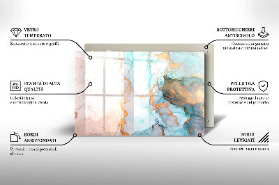 Grafkaars onderzetter Abstract marmer