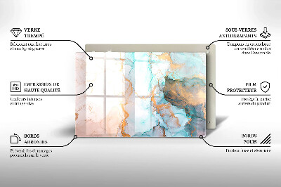Grafkaars onderzetter Abstract marmer