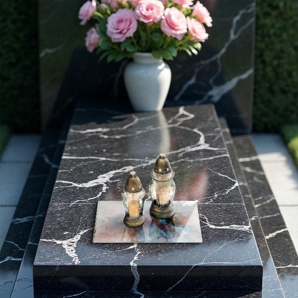 Grafkaars onderzetter Abstract marmer