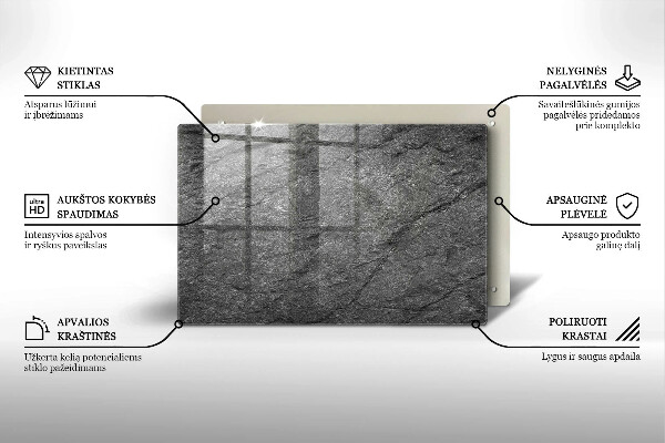 Grafkaars onderzetter Steenstructuur