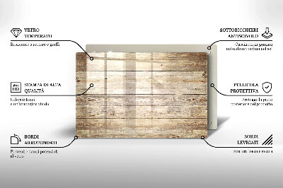 Glasplaat voor grafkaars Houten planken