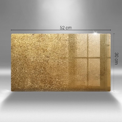 Glasplaat voor grafkaars Gouden textuur achtergrond