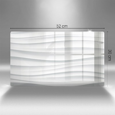 Glasplaat voor grafkaars Moderne structuur