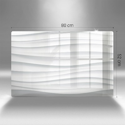 Glasplaat voor grafkaars Moderne structuur