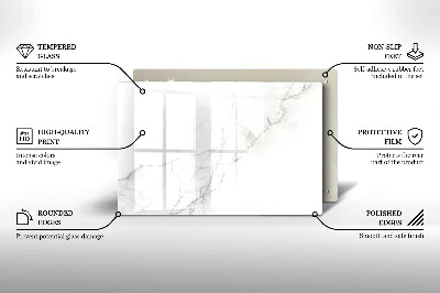 Grafkaars onderzetter Marmeren achtergrond