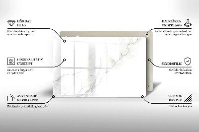 Grafkaars onderzetter Marmeren achtergrond