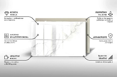 Grafkaars onderzetter Marmeren achtergrond