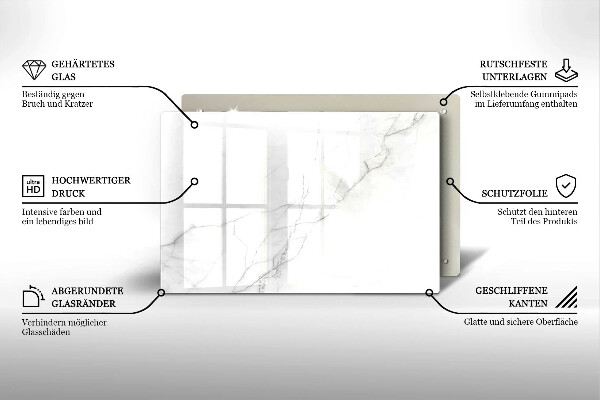 Grafkaars onderzetter Marmeren achtergrond