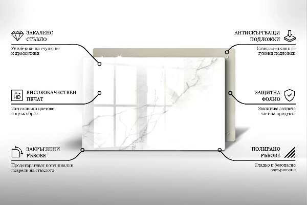 Grafkaars onderzetter Marmeren achtergrond