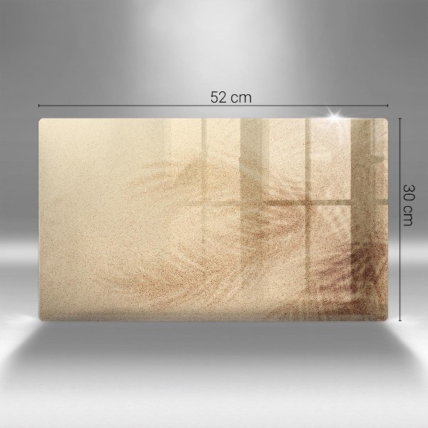 Glasplaat voor grafkaars Zand