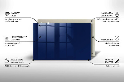 Grafkaars onderzetter Blauwe kleur