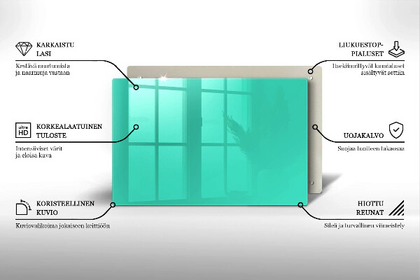 Grafkaars onderzetter Groene kleur