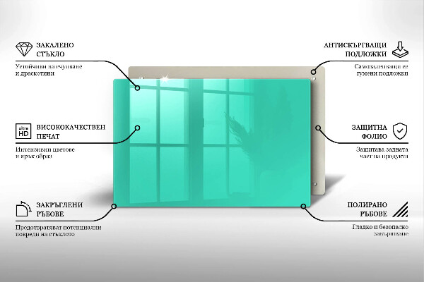 Grafkaars onderzetter Groene kleur